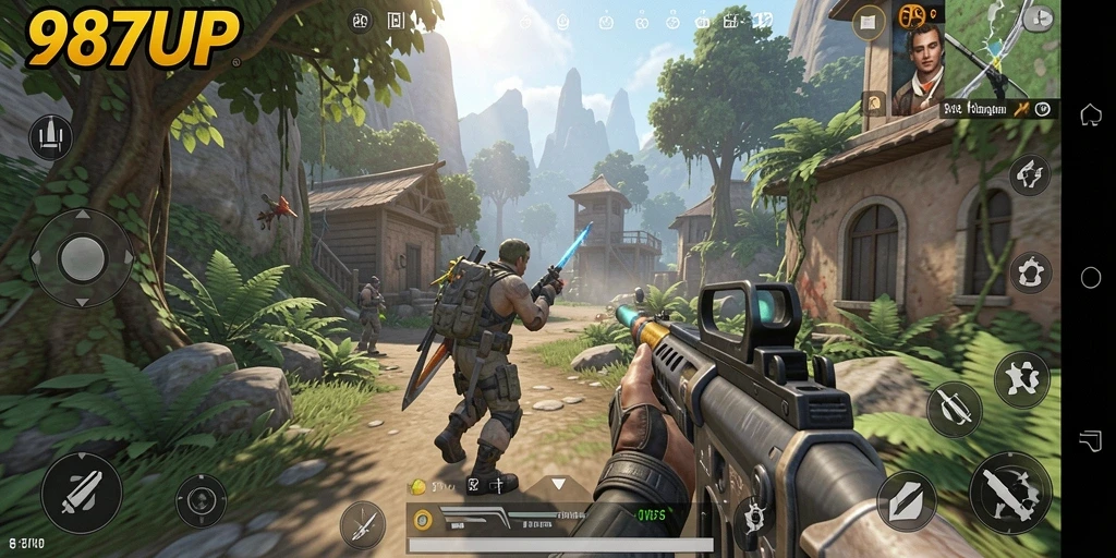 Tangkapan layar gameplay <strong>987UP</strong> yang menampilkan aksi seru dan grafis menawan.