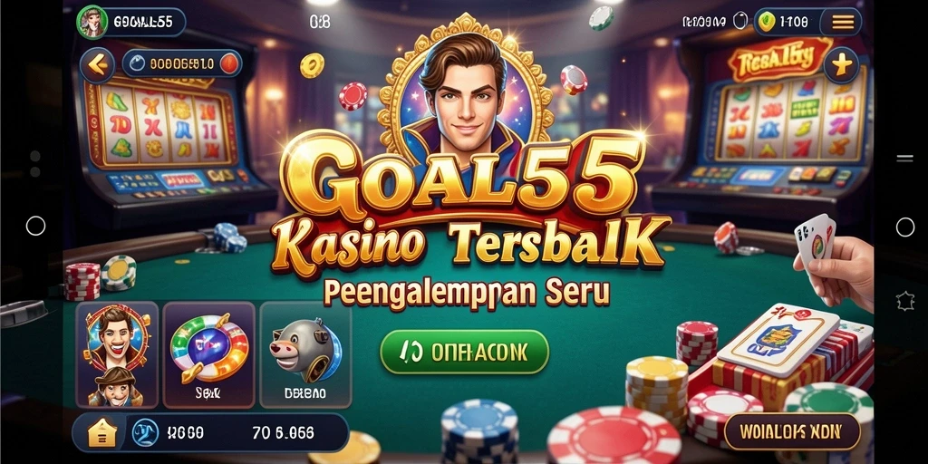 Tampilan gameplay menarik dari GOAL55 dengan berbagai pilihan permainan Kasino.