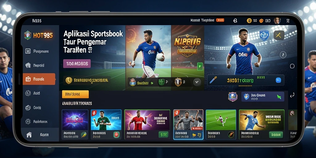 Tampilan menarik dari gameplay sportsbook di HOT985.