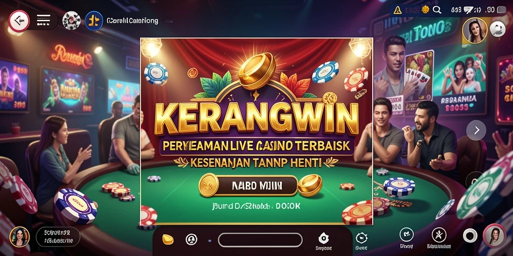 Tampilan menarik dari gameplay KERANGWIN yang mendebarkan.