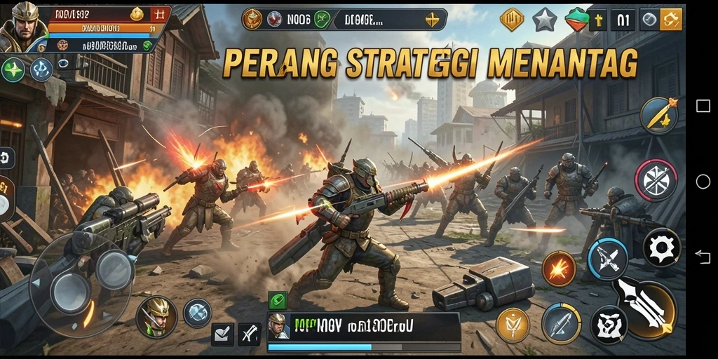 Tampilan gameplay N06 yang menegangkan dan penuh strategi.