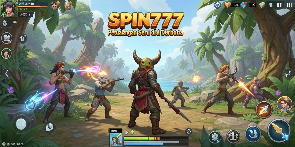 Tampilan gameplay menakjubkan di dunia terbuka SPIN777.